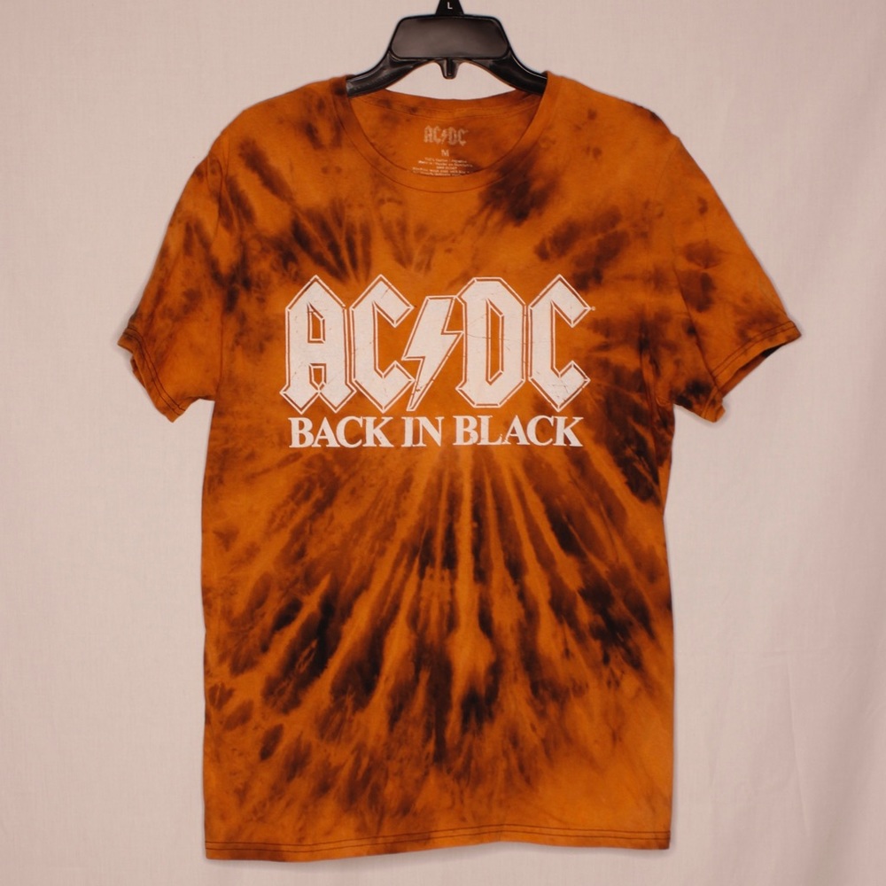 AC/DC Bleach Dye Tee